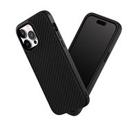RhinoShield Funda Compatible con [iPhone 14 Pro MAX] | SolidSuit - Funda con Tecnología de Absorción de Golpes - Resistente a Impactos de más de 3.5 Metros - Fibra de Carbono