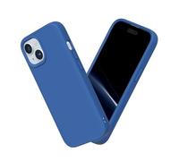 RhinoShield Funda Compatible con [iPhone 15 Plus] | SolidSuit - Funda con Tecnología de Absorción de Golpes - Resistente a Impactos de más de 3.5 Metros - Bleu Cobalt