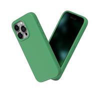 RhinoShield Funda Compatible con [iPhone 15 Pro MAX] | SolidSuit - Funda con Tecnología de Absorción de Golpes - Resistente a Impactos de más de 3.5 Metros - Verde Periquito