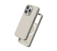 RhinoShield Funda Compatible con Magsafe para [iPhone 15 Pro MAX] | SolidX - Funda Protectora Reforzada antimpactos y protección contra Caídas - Beige Arena