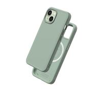 RhinoShield Funda Compatible con Magsafe para [iPhone 15] | SolidX - Funda Protectora Reforzada antimpactos y protección contra Caídas - Verde Salvia