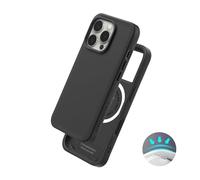 RhinoShield Funda Compatible con Magsafe para [iPhone 16 Pro MAX] | SolidX - Funda Protectora Reforzada antimpactos y protección contra Caídas - Negro