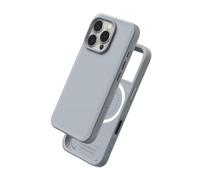 RhinoShield Funda Compatible con Magsafe para [iPhone 16 Pro] | SolidX - Funda Protectora Reforzada antimpactos y protección contra Caídas - Gris Ceniza