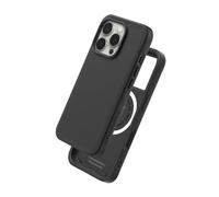 RhinoShield Funda Compatible con Magsafe para [iPhone 16 Pro] | SolidX - Funda Protectora Reforzada antimpactos y protección contra Caídas - Negro