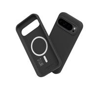 RhinoShield Funda Compatible con [Pixel 9 Pro XL] | SolidSuit Compatible con MagSafe - Funda con Tecnología de Absorción de Golpes - Resistente a Impactos de más de 3.5 Metros - Negro