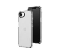 RhinoShield Funda Crystal Clear Compatible con [iPhone 16e] | Resistencia Avanzada al Amarilleamiento, Alta Transparencia, Funda de móvil Personalizable de Alta protección - Negro Anillo de Cámara