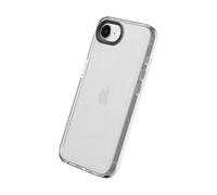 RhinoShield Funda Crystal Clear Compatible con [iPhone 16e] | Resistencia Avanzada al Amarilleamiento, Alta Transparencia, Funda de móvil Personalizable de Alta protección - Negro Anillo de Cámara
