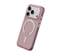 RhinoShield Funda [iPhone 17 Pro] Compatible con MagSafe l Funda Transparente - antidescoloramiento, Alta claridad, magnetismo Fuerte y protección Militar contra caídas- Vino Rosado