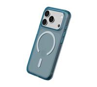 RhinoShield Funda [iPhone 17 Pro] Compatible con MagSafe l Funda Transparente - antidescoloramiento, Alta claridad, magnetismo Fuerte y protección Militar contra caídas- Azul Noche