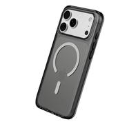 RhinoShield Funda [iPhone 17 Pro MAX] Compatible con MagSafe l Funda Transparente - antidescoloramiento, Alta claridad, magnetismo Fuerte y protección Militar contra caídas - Negro Cuarzo