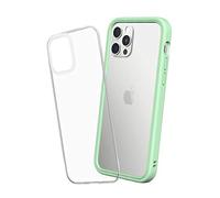 RhinoShield Funda Modular Compatible con [iPhone 12/12 Pro] | Mod NX - Carcasa Personalizable Protectora Resistente a Impactos - Verde Menta