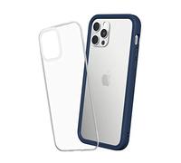 RhinoShield Funda Modular Compatible con [iPhone 12/12 Pro] | Mod NX - Carcasa Personalizable Protectora Resistente a Impactos - Azul Marino