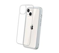 RhinoShield Funda Modular Compatible con [iPhone 13] | Mod NX - Carcasa Personalizable Protectora Resistente a Impactos - Gris Platino