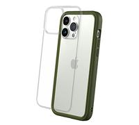RhinoShield Funda Modular Compatible con [iPhone 13 Pro MAX] | Mod NX - Carcasa Personalizable Protectora Resistente a Impactos - Verde Camuflaje