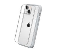 RhinoShield Funda Modular Compatible con [iPhone 14] | Mod NX - Funda Personalizable Protectora Resistente a Impactos - Gris Platino