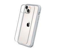 RhinoShield Funda Modular Compatible con [iPhone 14 Plus] | Mod NX - Funda Personalizable Protectora Resistente a Impactos - Gris Platino