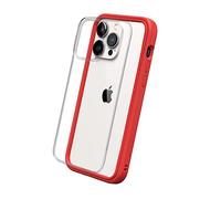 RhinoShield Funda Modular Compatible con [iPhone 14 Pro MAX] | Mod NX - Funda Personalizable Protectora Resistente a Impactos - Rojo