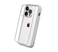 RhinoShield Funda Modular Compatible con [iPhone 14 Pro] | Mod NX - Funda Personalizable Protectora Resistente a Impactos - Gris Platino