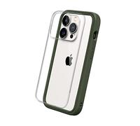 RhinoShield Funda Modular Compatible con [iPhone 14 Pro] | Mod NX - Funda Personalizable Protectora Resistente a Impactos - Verde Camuflaje