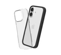 RhinoShield Funda Modular Compatible con [iPhone 16] | Mod NX - Funda Personalizable Protectora Resistente a Impactos - Negro
