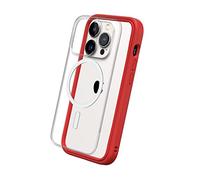 RhinoShield Funda Modular Mod NX (MagSafe Compatible) [iPhone 14 Pro] | Mod NX - Fuerza magnética Superior, Funda Protectora de Alta Resistencia, resiste caídas de 3.5 Metros - Rojo