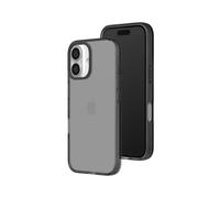 RhinoShield Funda Protectora JellyTint Transparente Compatible con [iPhone 16 Plus] | Supera Estándares Militares de Caídas, Resiste Arañazos, Antigolpes, Diseño de Recorte para Cámara - Negro Cuarzo