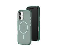 RhinoShield Funda Protectora JellyTint Transparente Compatible con MagSafe para [iPhone 16 Plus] | Fuerza Magnética Superior, Resiste Arañazos, Antigolpes, Diseño de Recorte para Cámara - Verde Musgo