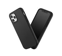 RhinoShield Funda Compatible con iPhone 11 Pro | SolidSuit-Funda con Tecnología de Absorción de Golpes-Resistente a Impactos de más de 3.5 Metros - Anillos de Cámara Intercambiables - Negro Clásico