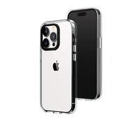 RHINOSHIELD Funda Transparente Compatible con iPhone 13 Pro | Resistencia Avanzada al amarilleamiento, Alta Transparencia, Funda Protectora y Transparente Personalizable - Anillo de cámara Negro