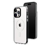 RHINOSHIELD Funda Transparente Compatible con Magsafe para iPhone 14 Pro MAX, magnética Superior, Resistencia Avanzada al amarilleamiento, Transparente, Protectora y Personalizable, Anillo de cámara