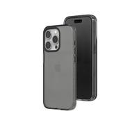 RhinoShield JellyTint Funda Protectora de Color Transparente Compatible con [iPhone 15 Pro] | Supera estándares Militares de caídas, Resistente a arañazos e Impactos, Colores de Moda - Negro Cuarzo