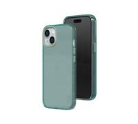 RhinoShield JellyTint Funda Protectora de Color Transparente Compatible con [iPhone 15] | Supera estándares Militares de caídas, Resistente a arañazos e Impactos, Colores de Moda -Verde Musgo