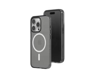 RHINOSHIELD JellyTint - Funda Protectora Transparente Compatible con MagSafe para iPhone 15 Pro MAX, Fuerza magnética Superior, supera los estándares Militares de caídas, Resistente a arañazos, a