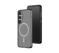 RhinoShield JellyTint Funda Transparente de Colores Compatible con MagSafe [Galaxy S25] | Fuerza magnética Superior, supera estándares Militares de caídas, antiarañazos y antichoque - Negro Cuarzo