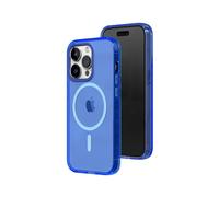 RhinoShield JellyTint Funda Transparente de Colores Compatible con MagSafe[iPhone 14 Pro MAX] Fuerza magnética Superior, supera estándares Militares de caídas, antiarañazos y antichoque -Azul Zafiro