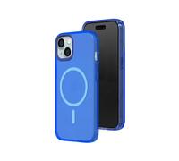 RhinoShield JellyTint Funda Transparente de Colores Compatible con MagSafe [iPhone 15] | Fuerza magnética Superior, supera estándares Militares de caídas, antiarañazos y antichoque -Azul Zafiro