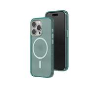 RhinoShield JellyTint Funda Transparente de Colores Compatible con MagSafe[iPhone 15 Pro MAX] Fuerza magnética Superior, supera estándares Militares de caídas, antiarañazos y antichoque -Verde Musgo