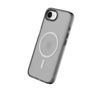 RhinoShield JellyTint Funda Transparente de Colores Compatible con MagSafe [iPhone 17e / 16e] Fuerza magnética Superior, supera estándares Militares de caídas, antiarañazos y antichoque - Negro Cuarzo