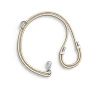 RhinoShield Lanyard Cordón para móvil con TPU resistente al agua y duradero | Ajustable, Enganches adicionales, Cordón duradero con colores en tendencia - Vainilla