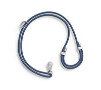 RhinoShield Lanyard Cordón para móvil con TPU resistente al agua y duradero | Ajustable, Enganches adicionales, Cordón duradero con colores en tendencia - Azul Marino