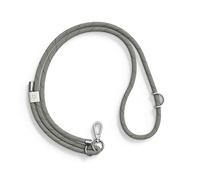 RhinoShield Lanyard Cordón trenzado para móvil | Ajustable, Enganches adicionales, Cordón duradero, Múltiples colores, Hecho con materiales reciclados - Gris