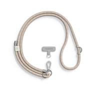 RhinoShield Lanyard Cordón trenzado para móvil | Ajustable, Enganches adicionales, Cordón duradero, Múltiples colores, Hecho con materiales reciclados (Adaptador de Lanyard incluido) - Rosa Oro