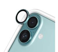 RhinoShield Protector de Cristal Templado 9H para Lente de Cámara Compatible con [iPhone 16/16 Plus] Resistencia a Impactos, Alta Claridad, Protección a Prueba de Explosiones, Tecn Anti-Niebla -Verde