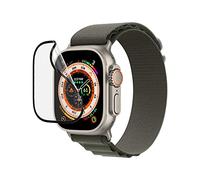 RhinoShield Protector de pantalla compatible con Apple Watch Ultra 3 / Ultra 2 / Ultra [49 mm] | Protector transparente antimpactos, herramienta de instalación incluida