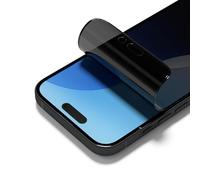 RhinoShield Protector de Pantalla Privacida Pro Compatible con [iPhone 16 Plus / 15 Plus / 14 Pro MAX] | Resistencia contra Golpes, arañazos, Anti luz Azul, Herramienta de instalación incluida.