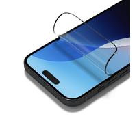 RhinoShield Protector de Pantalla Transparente Pro Compatible con [iPhone 16/15 / 14 Pro] | Resistencia contra Golpes, arañazos, antiestático, Anti luz Azul, Herramienta de instalación incluida.