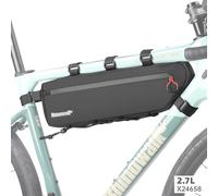 Rhinowalk Bolsa de bicicleta impermeable para marco de bicicleta, bolsa triangular de 2,7 L, bolsa debajo del tubo, accesorios de ciclismo profesionales (XXL)