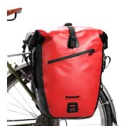 Rhinowalk Bolsa de Bicicleta Impermeable para portaequipajes de Bicicleta 20L - Bolsa de sillín para portátil - Accesorios de Ciclismo Profesionales, Rojo
