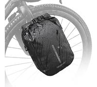 Rhinowalk Bolsa de Bicicleta para portaequipajes, Resistente al Agua, Bolsa de Bicicleta para portaequipajes, Bolsa de sillín de 6 L, Bandolera, Negro