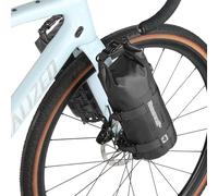 Rhinowalk Bolsa de horquilla delantera impermeable de 4L para bicicleta, accesorios de bicicleta de montaña y carretera, negro